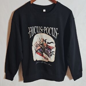 Vintage Hocus Pocus Black Graphic Crewneck Sweater